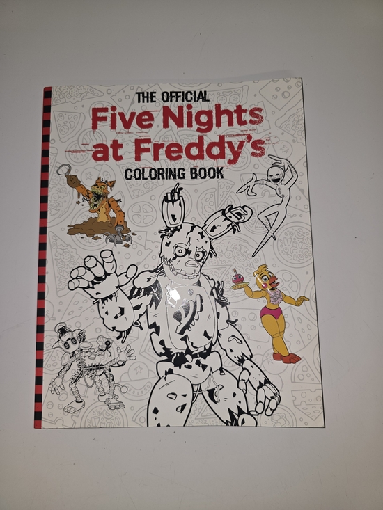 Five Nights At Freddy’S Other - The Official Five Nights at Freddy's Coloring Book - White with Red Text